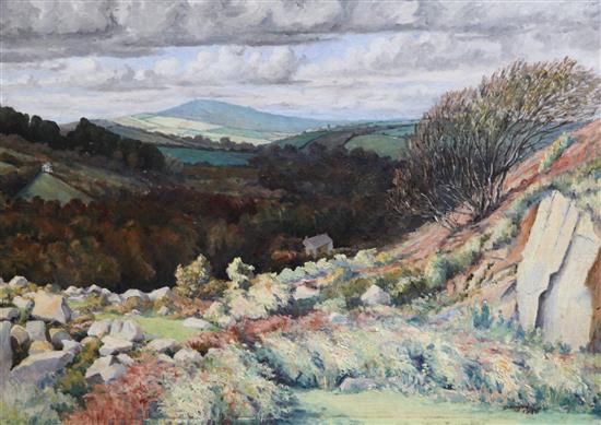 Denys Law (1907-1981) Lamorna Valley, 20 x 28in.